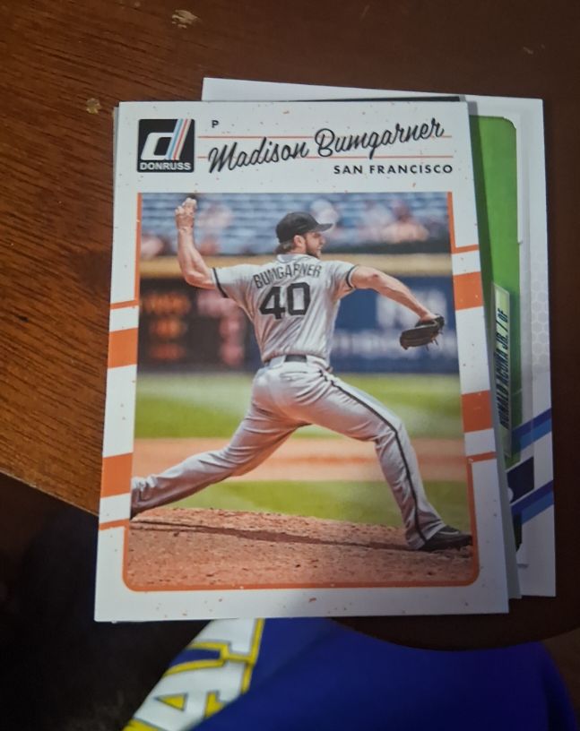 2017 Donruss #140 Madison Bumgarner — front