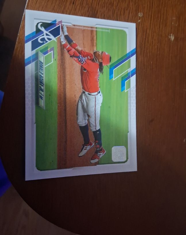 2021 Topps #263 Ronald Acuña Jr. Atlanta Braves — front