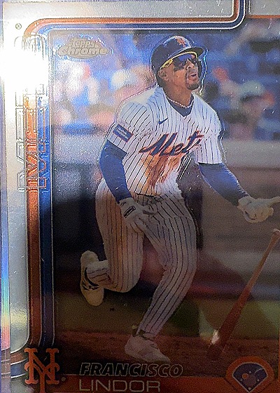 2025 Topps Chrome #350 Francisco Lindor — front
