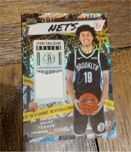 2025 Topps Store Exclusive Relics #SR-NT Nolan Troare — front