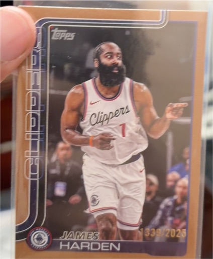 2025-26 Topps #143 James Harden — front