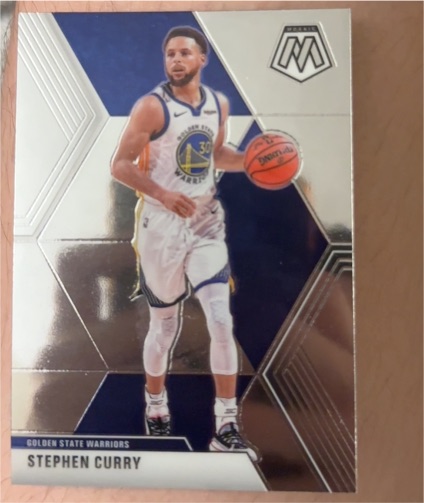2019-20 Panini Mosaic #70 Stephen Curry — front
