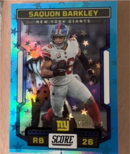 2023 Panini Score #235 Saquon Barkley — front