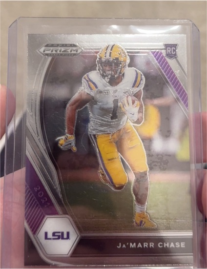 2021 Panini Prizm Draft Picks #112 Ja'Marr Chase — front
