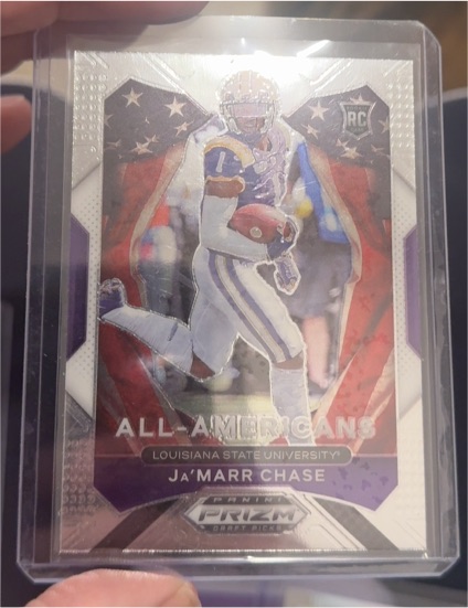 2021 Panini Prizm Draft Picks #185 Ja'Marr Chase All Americans — front