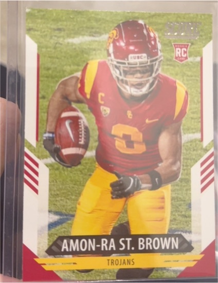 2021 Score #330 Amon-Ra St. Brown — front