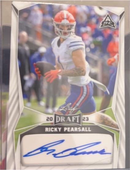 2023 Leaf Draft #BA-RP1 Ricky Pearsall — front