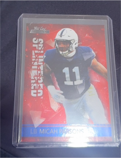 2021 Wild Card Alumination Splintered #ANSP-11 Micah Parsons — front