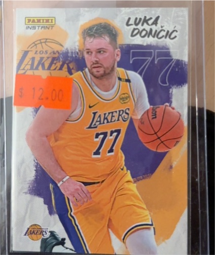 2024-25 Panini Instant #LD-LAL Luka Doncic Lakers Debut — front