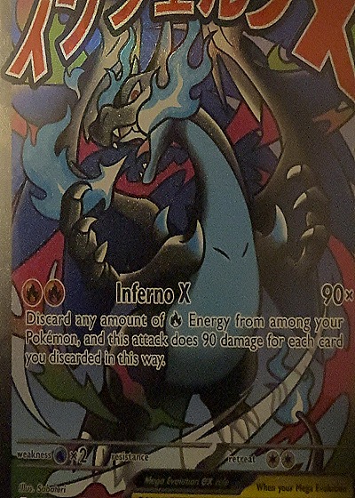 2022 Pokémon ME02: Phantasmal Flames #109 Mega Charizard X ex — front