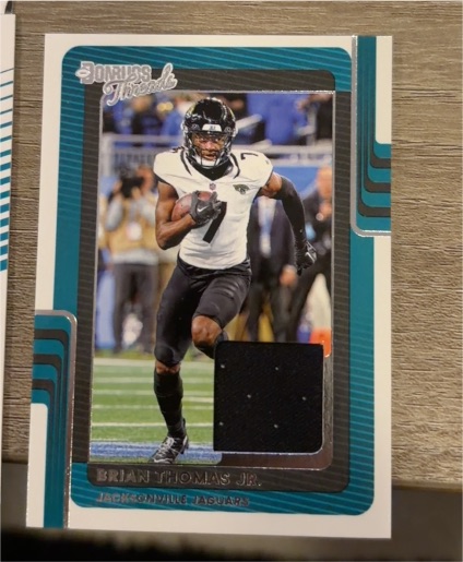 2025 Donruss #DTH-BTJ Brian Thomas Jr. — front