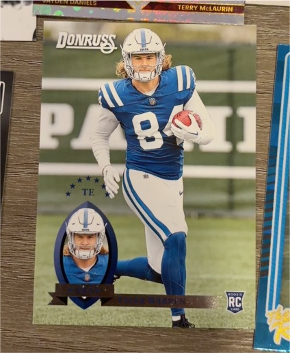 2025 Panini Donruss Retro #4 Tyler Warren Rookie — front