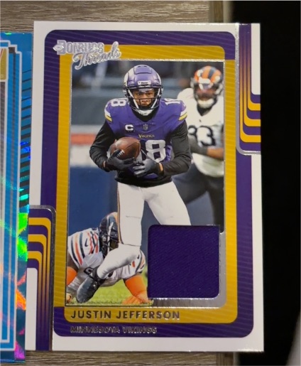 2025 Panini Donruss Threads #DTH-JJN Justin Jefferson — front