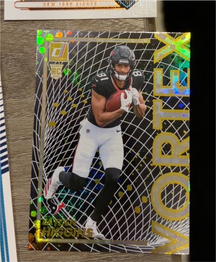 2025 Panini Donruss #15 Jayden Higgins Vortex — front