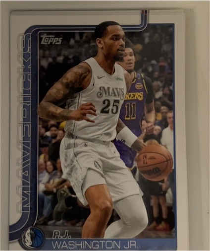 2025-26 Topps #173 P.J. Washington Jr. — front