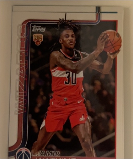 2025-26 Topps #244 Jamir Watkins — front