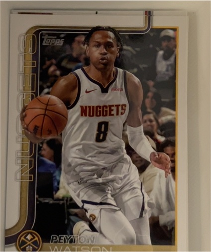 2025-26 Topps #106 Peyton Watson — front
