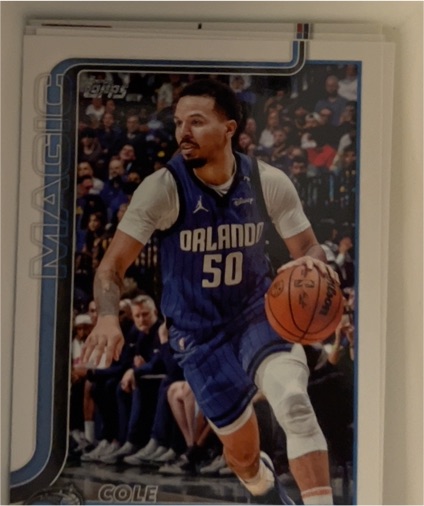 2025-26 Topps #91 Cole Anthony Orlando Magic — front
