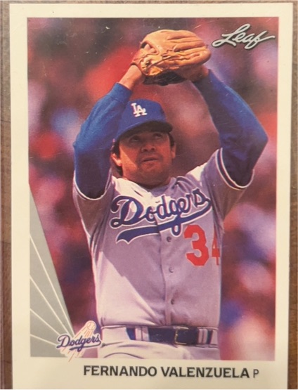 1990 Leaf #68 Fernando Valenzuela — front
