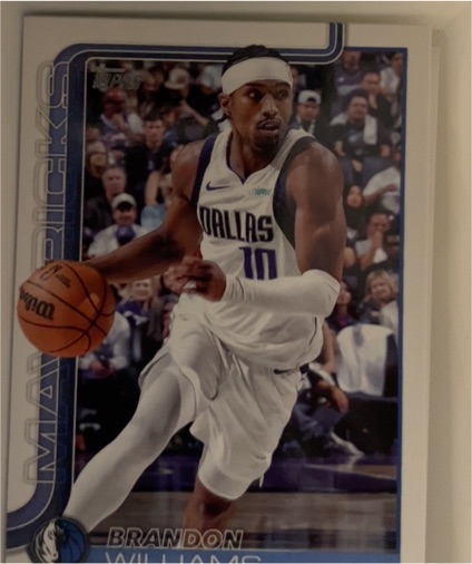 2025-26 Topps #171 Brandon Williams — front