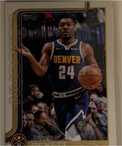 2025-26 Topps #107 Jalen Pickett — front