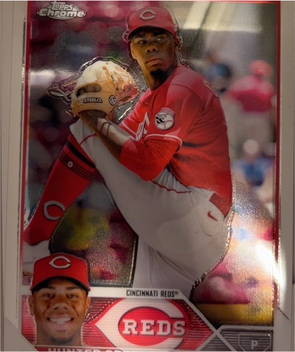 2023 Topps Chrome #40 Hunter Greene — front