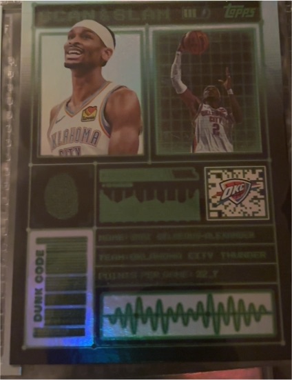 2025-26 Topps #SS-4 Shai Gilgeous-Alexander Scan and Slam — front