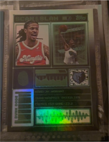 2025 Topps Target Black Friday Exclusive Scan & Slam #SS-24 Ja Morant Grizzlies — front