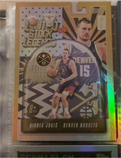 2025-26 Topps Limited Stock Legends #LST-41 Nikola Jokic — front