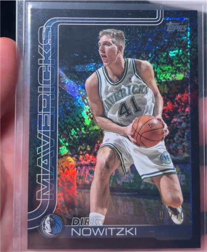 2025-26 Topps #252 Dirk Nowitzki Dallas Mavericks — front