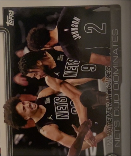 2025-26 Topps #273 Whatever It Takes: Nets Duo Dominates — front