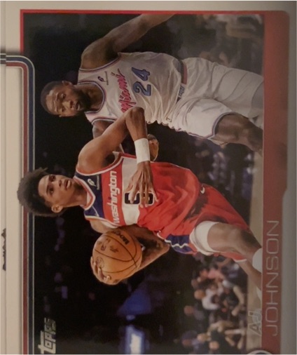 2025-26 Topps #99 AJ Johnson — front