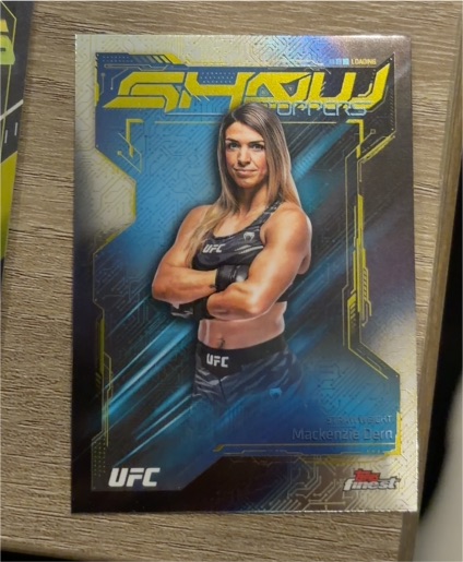2025 Topps Finest UFC Showstoppers #SS-10 Mackenzie Dern — front