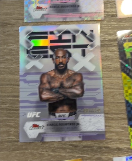 2025 Topps Finest UFC #84 Khalil Rountree Jr. — front