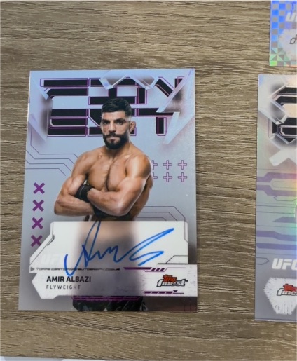 2025 Topps Finest UFC #FA-AA Amir Albazi — front