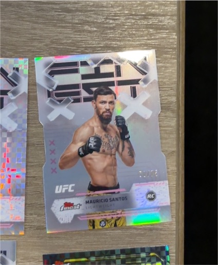 2025 Topps Finest UFC #52 Mauricio Santos — front