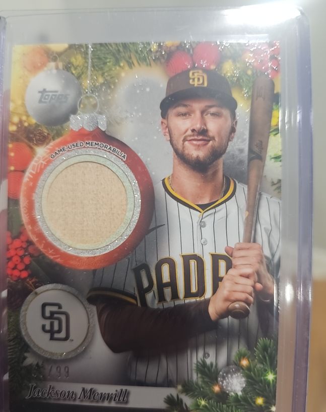 2025 Topps Holiday #PR-JM Jackson Merrill — front