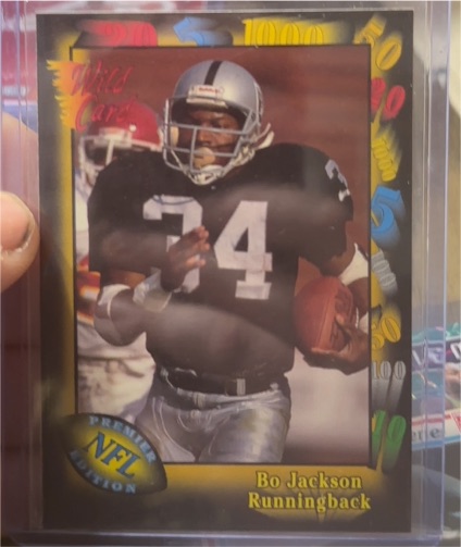1991 Wild Card #108 Bo Jackson — front