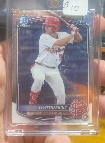 2025 Bowman Chrome #BCP-22 JJ Wetherholt — front