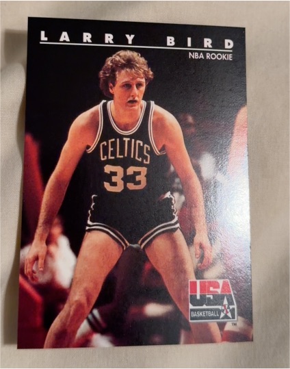 1992 SkyBox USA #11 Larry Bird — front