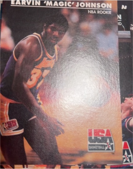 1992 SkyBox USA #105 Magic Johnson — front