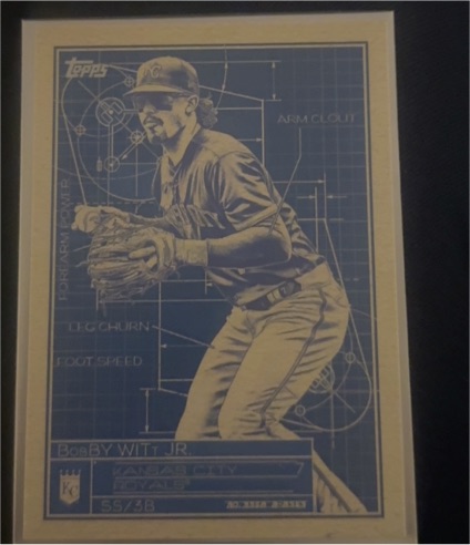 2024 Topps Series 1 #SB-25 Bobby Witt Jr. Superstar Blueprint — front