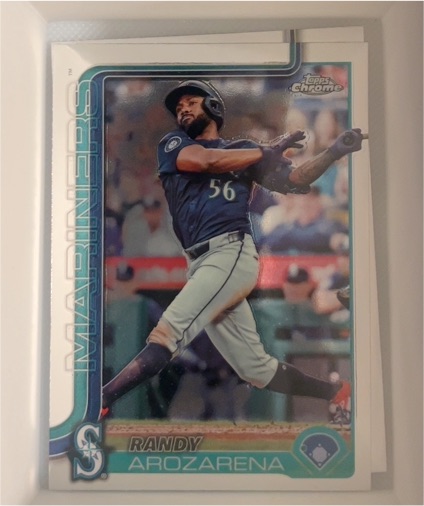 2025 Topps Chrome #164 Randy Arozarena — front