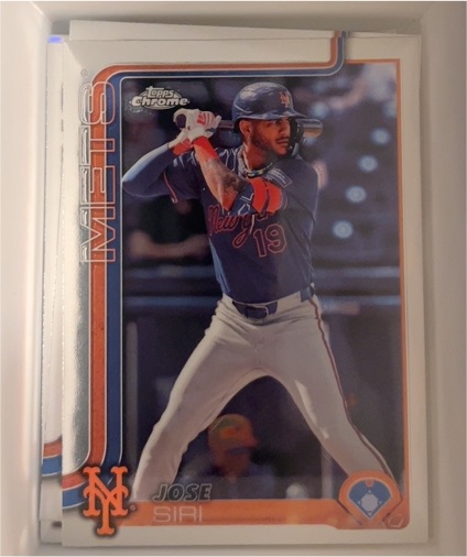 2025 Topps Chrome #195 Jose Siri — front