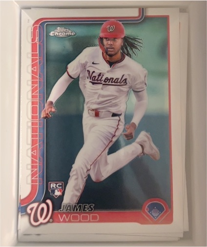 2025 Topps Chrome #132 James Wood — front