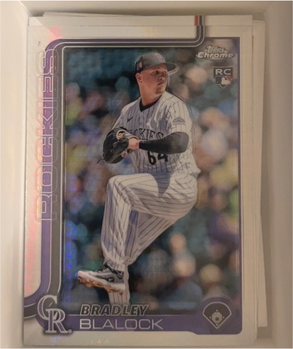 2025 Topps Chrome #289 Bradley Blalock — front