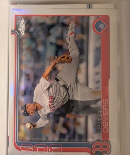 2025 Topps Chrome #127 Rafael Devers — front