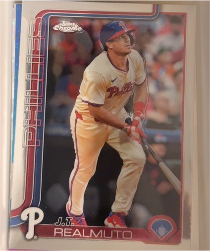 2025 Topps Chrome #2 J.T. Realmuto — front