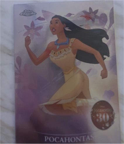 2025 Topps Chrome Disney #PH-1 Pocahontas 30th Anniversary Pocahontas — front