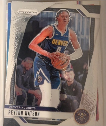2024-25 Panini Prizm #133 Peyton Watson — front